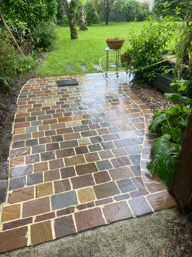 Creation de terrasse et espace de vie exterieur a Angers